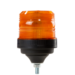 ECCO EB5015A LED SERIES SILVER R65 1 Bolt Fixing 12/24v Amber LED Beacon PN: EB5015A
